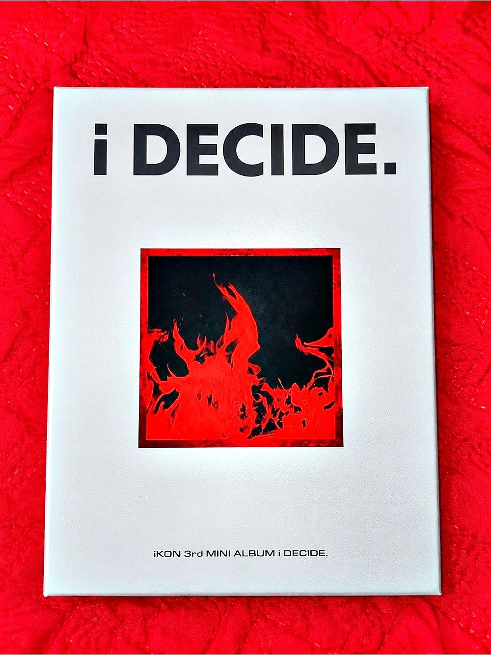 iKON i DECIDE 3rd Mini Album CD Red & Silver